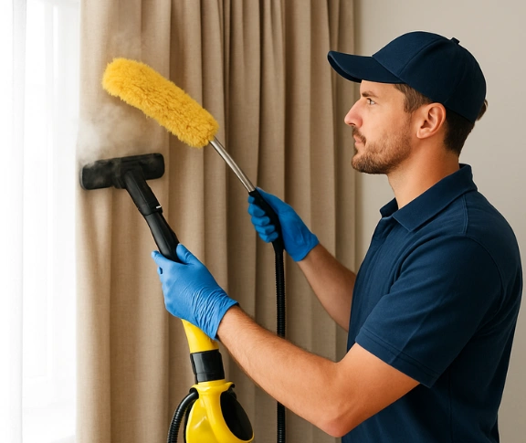Trusted blind cleaning technician Matty Curtain Cleaning auchenflower QLD